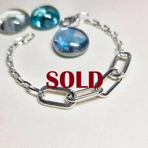 New Authentic Pandora ME Link Chain Sterling Silver Bracelet 6 Inches Small Size